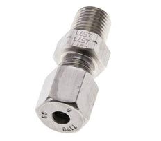 1/4'' NPT Male x 6S Stainless steel Straight Cutting Ring 630 Bar DIN 2353