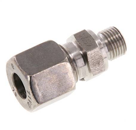 G 1/8'' Male x 8L Stainless steel Straight Cutting Ring 315 Bar DIN 2353