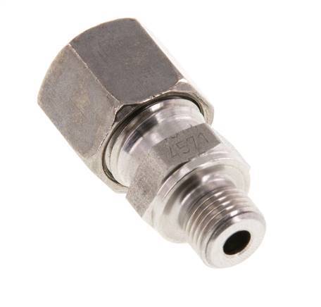 G 1/8'' Male x 8L Stainless steel Straight Cutting Ring 315 Bar DIN 2353