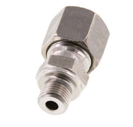 G 1/8'' Male x 8L Stainless steel Straight Cutting Ring 315 Bar DIN 2353