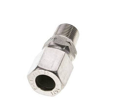 1/8'' NPT Male x 8LL Stainless steel Straight Cutting Ring 100 Bar DIN 2353