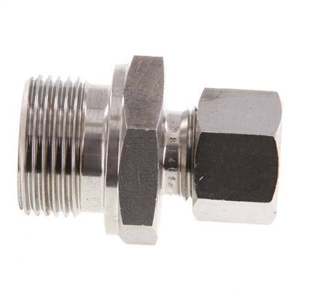 G 3/4'' Male x 12L Stainless steel Straight Cutting Ring 315 Bar DIN 2353