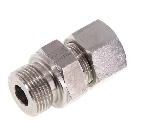 G 3/4'' Male x 16S Stainless steel Straight Cutting Ring 400 Bar DIN 2353