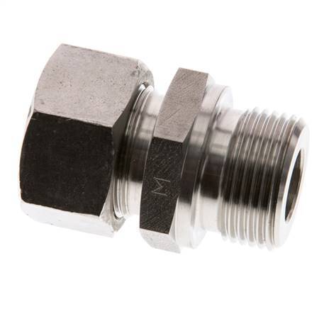 G 3/4'' Male x 18L Stainless steel Straight Cutting Ring 315 Bar DIN 2353