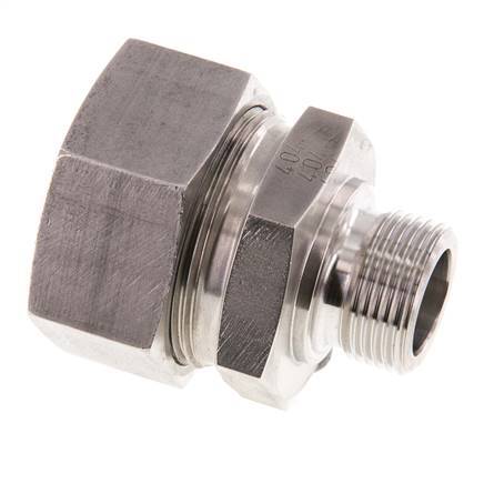 G 3/4'' Male x 35L Stainless steel Straight Cutting Ring 160 Bar DIN 2353