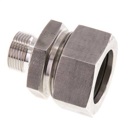 G 3/4'' Male x 35L Stainless steel Straight Cutting Ring 160 Bar DIN 2353