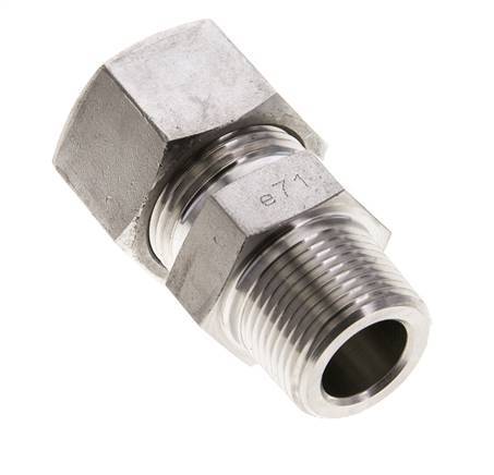 3/4'' NPT Male x 20S Stainless steel Straight Cutting Ring 400 Bar DIN 2353