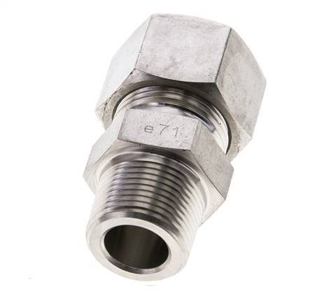 3/4'' NPT Male x 20S Stainless steel Straight Cutting Ring 400 Bar DIN 2353