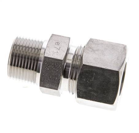 3/4'' NPT Male x 20S Stainless steel Straight Cutting Ring 400 Bar DIN 2353