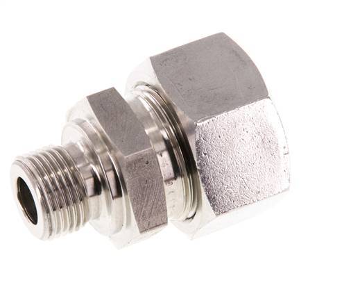 G 3/8'' Male x 18L Stainless steel Straight Cutting Ring 315 Bar DIN 2353