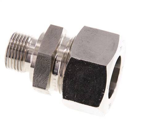 G 3/8'' Male x 18L Stainless steel Straight Cutting Ring 315 Bar DIN 2353