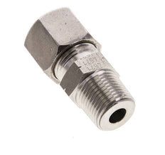 3/8'' NPT Male x 10S Stainless steel Straight Cutting Ring 630 Bar DIN 2353