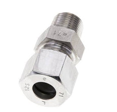 3/8'' NPT Male x 12S Stainless steel Straight Cutting Ring 630 Bar DIN 2353