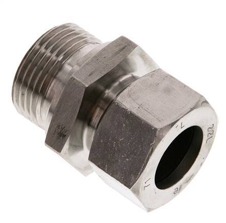 G 1'' Male x 22L Stainless steel Straight Cutting Ring 160 Bar DIN 2353