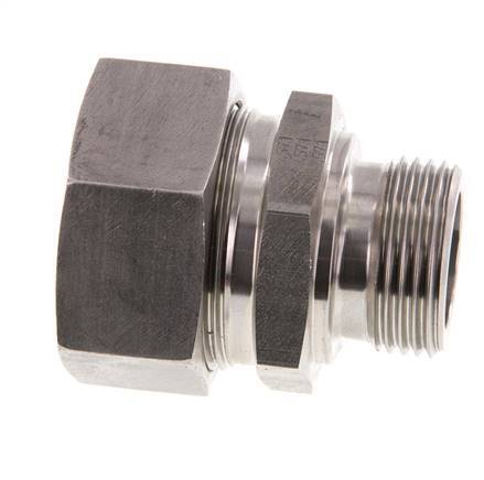 G 1'' Male x 35L Stainless steel Straight Cutting Ring 160 Bar DIN 2353