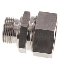 G 1'' Male x 35L Stainless steel Straight Cutting Ring 160 Bar DIN 2353