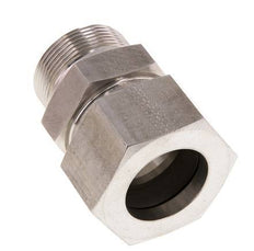 G 1 1/2'' Male x 38S Stainless steel Straight Cutting Ring 315 Bar DIN 2353