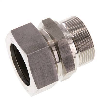 G 1 1/2'' Male x 42L Stainless steel Straight Cutting Ring 160 Bar DIN 2353