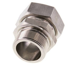 G 1 1/2'' Male x 42L Stainless steel Straight Cutting Ring 160 Bar DIN 2353