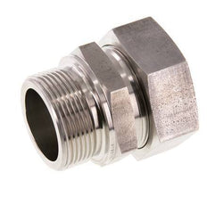 G 1 1/2'' Male x 42L Stainless steel Straight Cutting Ring 160 Bar DIN 2353