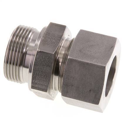 G 1 1/4'' Male x 30S Stainless steel Straight Cutting Ring 400 Bar DIN 2353