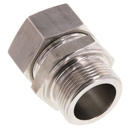 G 1 1/4'' Male x 35L Stainless steel Straight Cutting Ring 160 Bar DIN 2353