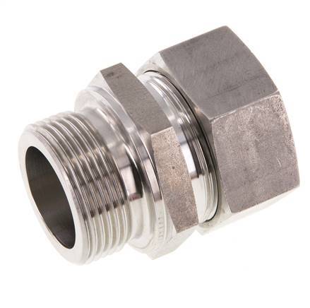 G 1 1/4'' Male x 35L Stainless steel Straight Cutting Ring 160 Bar DIN 2353