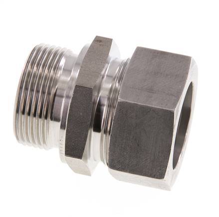 G 1 1/4'' Male x 35L Stainless steel Straight Cutting Ring 160 Bar DIN 2353