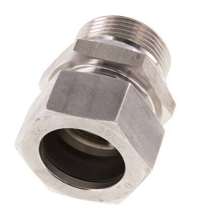 G 1 1/4'' Male x 35L Stainless steel Straight Cutting Ring 160 Bar DIN 2353