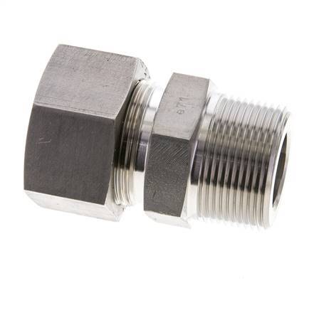 1 1/4'' NPT Male x 30S Stainless steel Straight Cutting Ring 400 Bar DIN 2353