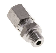 M10x1 Male x 6L Stainless steel Straight Cutting Ring 315 Bar DIN 2353