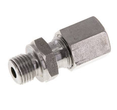 M10x1 Male x 6L Stainless steel Straight Cutting Ring 315 Bar DIN 2353