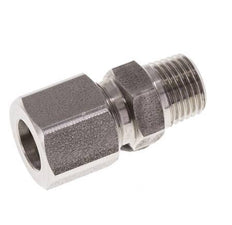 M10x1 Male x 8LL Stainless steel Straight Cutting Ring 100 Bar DIN 2353