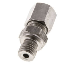 M12x1.5 Male x 6S Stainless steel Straight Cutting Ring 630 Bar DIN 2353