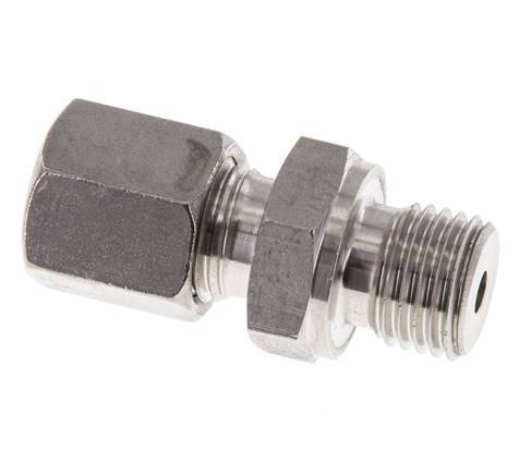 M14x1.5 Male x 6S Stainless steel Straight Cutting Ring 630 Bar DIN 2353