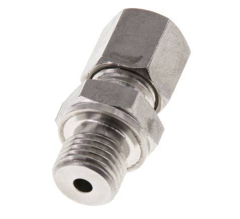 M14x1.5 Male x 6S Stainless steel Straight Cutting Ring 630 Bar DIN 2353