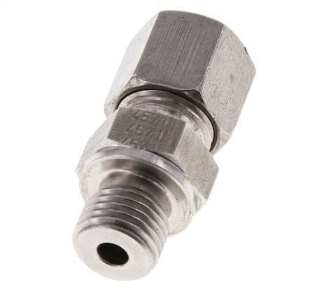 M14x1.5 Male x 8S Stainless steel Straight Cutting Ring 630 Bar DIN 2353