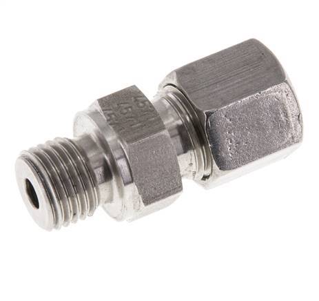 M14x1.5 Male x 8S Stainless steel Straight Cutting Ring 630 Bar DIN 2353