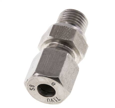 M14x1.5 Male x 8S Stainless steel Straight Cutting Ring 630 Bar DIN 2353