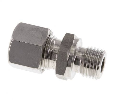 M14x1.5 Male x 10L Stainless steel Straight Cutting Ring 315 Bar DIN 2353