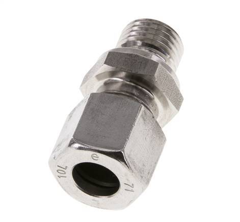 M14x1.5 Male x 10L Stainless steel Straight Cutting Ring 315 Bar DIN 2353