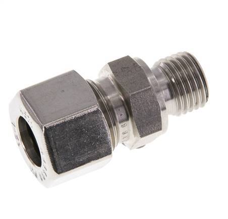 M14x1.5 Male x 12L Stainless steel Straight Cutting Ring 315 Bar DIN 2353