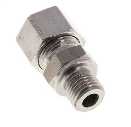 M14x1.5 Male x 12L Stainless steel Straight Cutting Ring 315 Bar DIN 2353