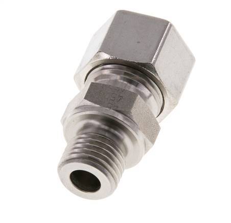 M14x1.5 Male x 12L Stainless steel Straight Cutting Ring 315 Bar DIN 2353