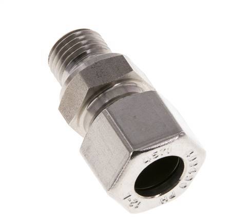 M14x1.5 Male x 12L Stainless steel Straight Cutting Ring 315 Bar DIN 2353