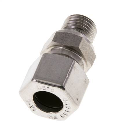 M14x1.5 Male x 12L Stainless steel Straight Cutting Ring 315 Bar DIN 2353