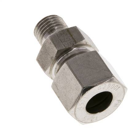 M14x1.5 Male x 12S Stainless steel Straight Cutting Ring 630 Bar DIN 2353