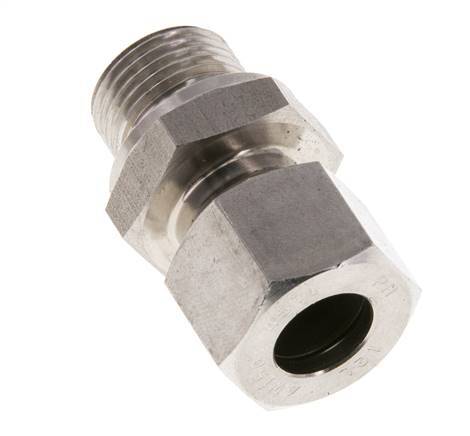 M18x1.5 Male x 12L Stainless steel Straight Cutting Ring 315 Bar DIN 2353