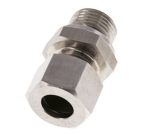 M18x1.5 Male x 12L Stainless steel Straight Cutting Ring 315 Bar DIN 2353