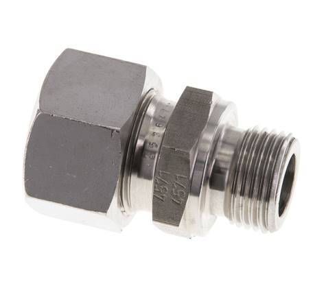 M18x1.5 Male x 15L Stainless steel Straight Cutting Ring 315 Bar DIN 2353